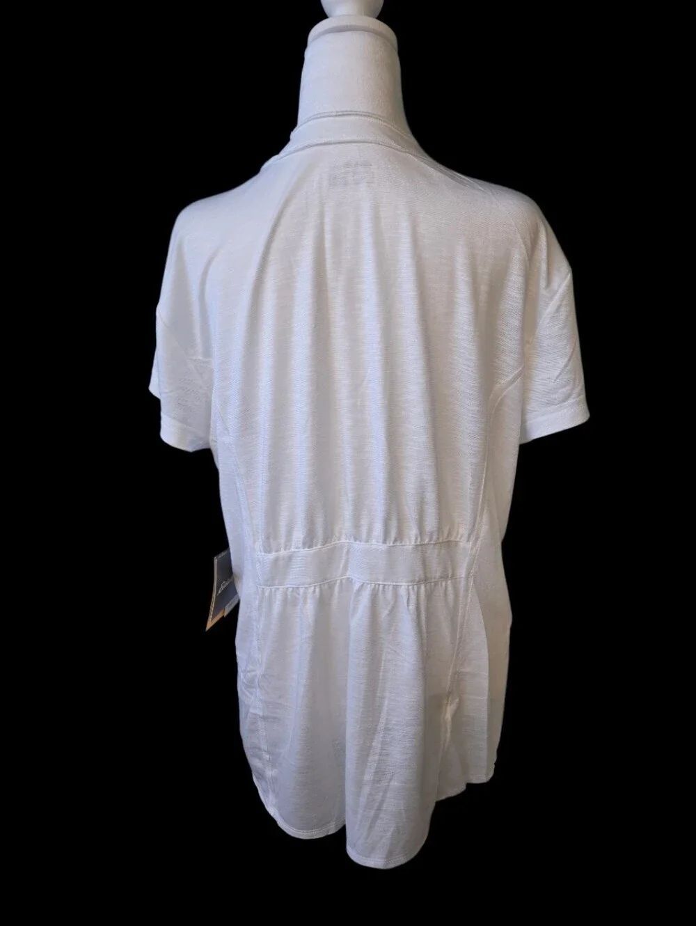 Eddie Bauer Women's Size XL White Open Cardigan - Picture 4 of 6